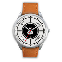Load image into Gallery viewer, Save-Invest-Give-Play - Silver Watch (10 band options)