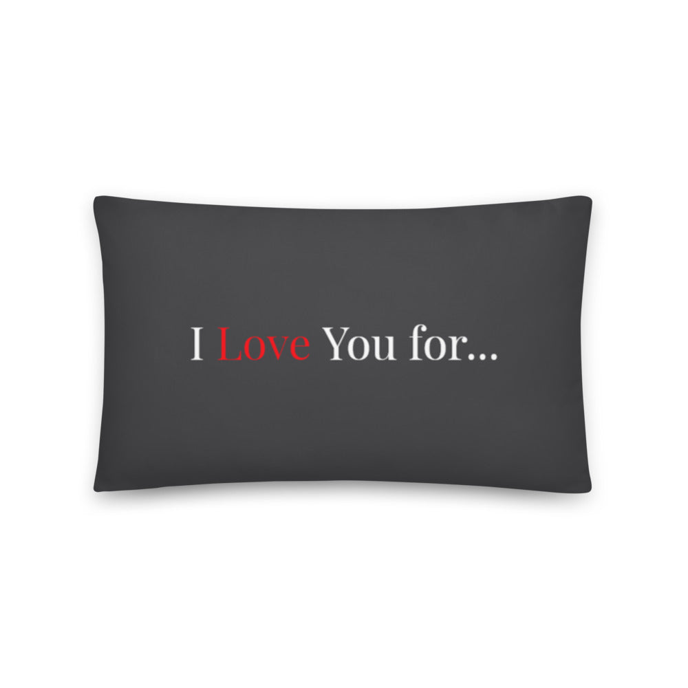 I Love You for No Reason - Throw Pillow