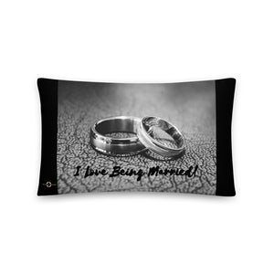 I Love Being Married - Throw Pillow